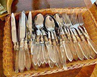 French Sabre acryllic flatware