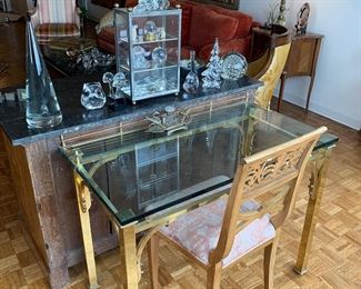 Clear glass paper weights