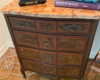 marble top commode
