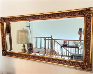 Long gold mirror,  $40