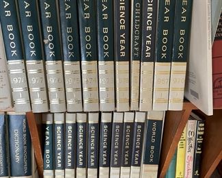 Set of science year books,  $25