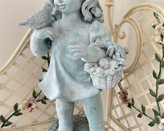 Garden girl with bird,  $24