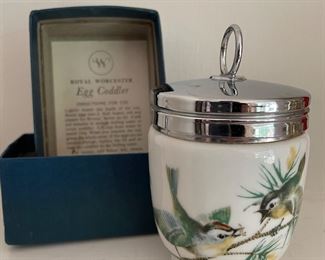 Vintage Royal Worcester Egg Coddler w/ original box,  $10