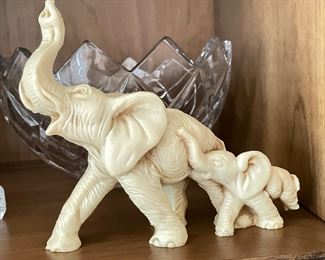 Mother and baby elephant,  $12