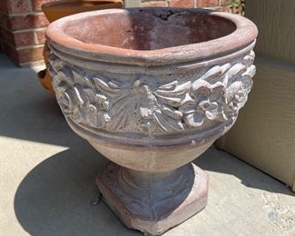 Cement planter - 2 available -  $35 each