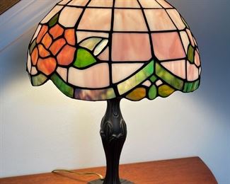 Stained glass lamp,  $115