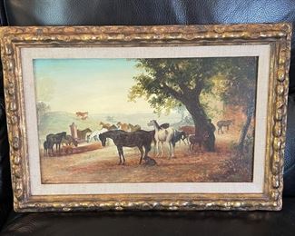 Vintage horse painting #1,  $48