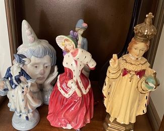 Lady in red dress,  $7, Jesus of Prague,  $6