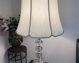 Crystal lamp, 2 available,  $80 each