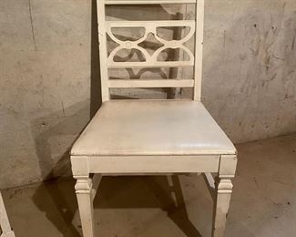 White chair,  $30