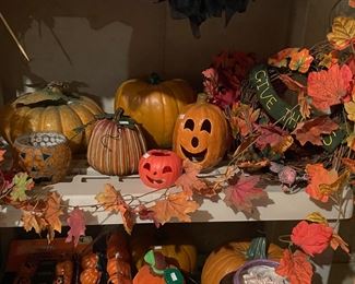 Assortment of pumpkins