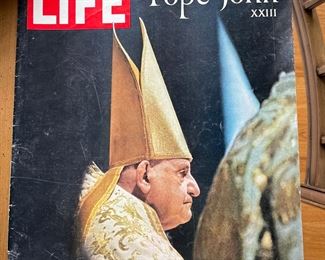 1963 LIfe Magazine - June 7 - Pope John XXIII Feature,  $10