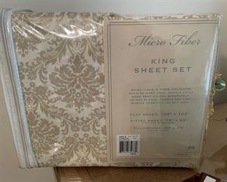 King Micro Fiber sheet set,  $35
