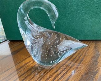 Glass swan,  $14