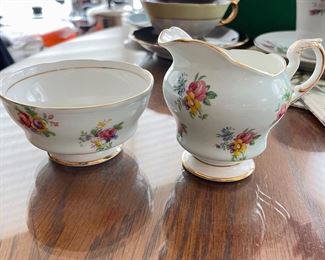 Paragon sugar & creamer,  $14