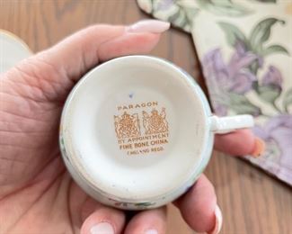 Paragon sugar & creamer stamp