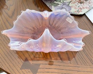 Vintage pink decorative bowl,  $18