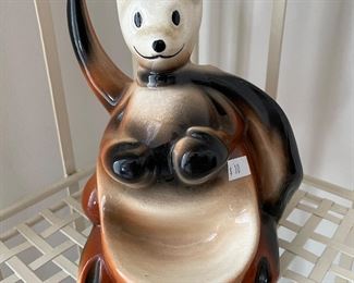 Vintage Ceramic Boxing Kangaroo Dresser Caddy Valet 1956 as Seen in Pulp Fiction,  $25