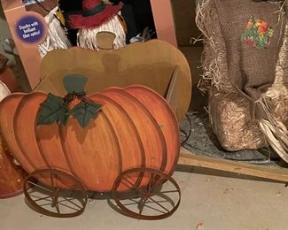 Pumpkin wagon, $24