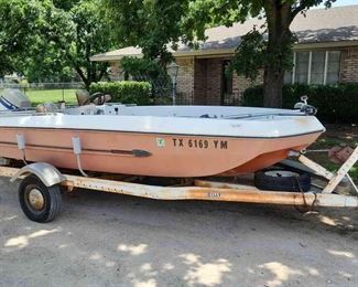 15 Arrow Glass Fishing Boat