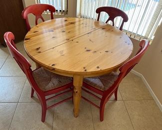 KITCHEN TABLE AND CHAIRS