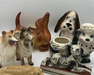 Cute Dog Figurine Lot