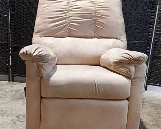 Nice Microsuede Manual Rocker Recliner