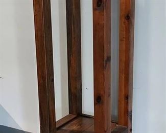 Rustic Solid Wood Display Stand