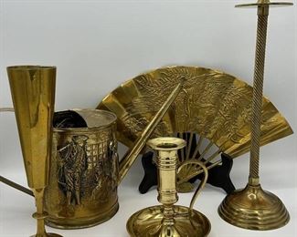 Vintage Brass Decor Lot