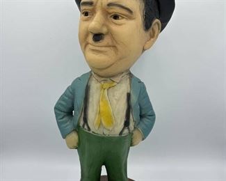 Vintage Oliver Hardy Figurine Statue