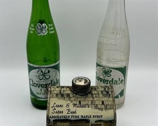 Vintage Soda and Syrup Bottles