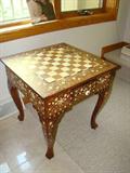 Inlaid Game Table