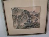 Old Chinese Woodblock Print
