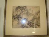 Old Chinese Woodblock Print
