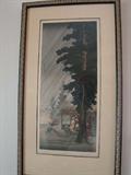Old Chinese Woodblock Print