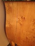 Closeup Crack in Bombay Chest