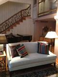 Sofa, and 4 Custom Made Designer Pillows