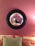 Vintage Bullesye Metal Framed Mirror