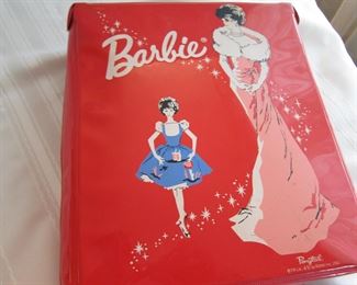 Barbie and case