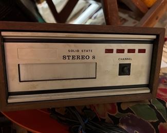 8 track tape player