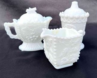 Westmoreland Milk Glass Original 3pcs