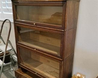 lawyer bookcase, vintage metal toy truck