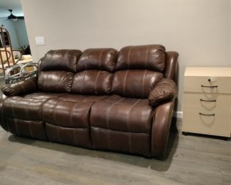 leather recliner couch