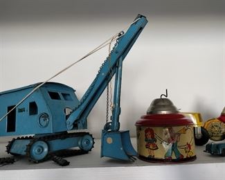 vintage crane toy