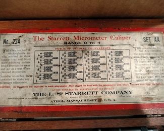 THE STARRETT MICRO METER CALIPER