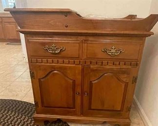 003 Vintage Dry Sink with Copper Basin