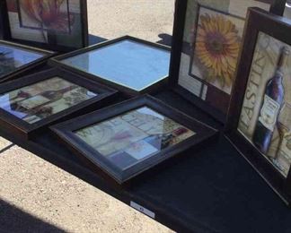 Art Lovers Dream Assorted Framed Artwork Collection in Various Sizes  Pristine Condition 