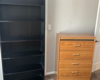 Bookcase And Little Dresser