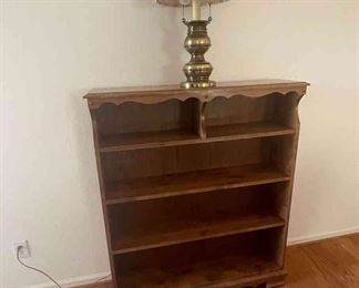 Elegant Home Accents Beautiful Bookcase and Lovely Lamp Enhance Your Space with Style 