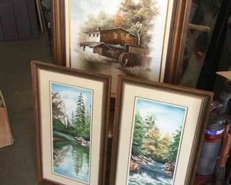 Natures Artistry 3 Matted Prints with Frames Largest 28 x 33 